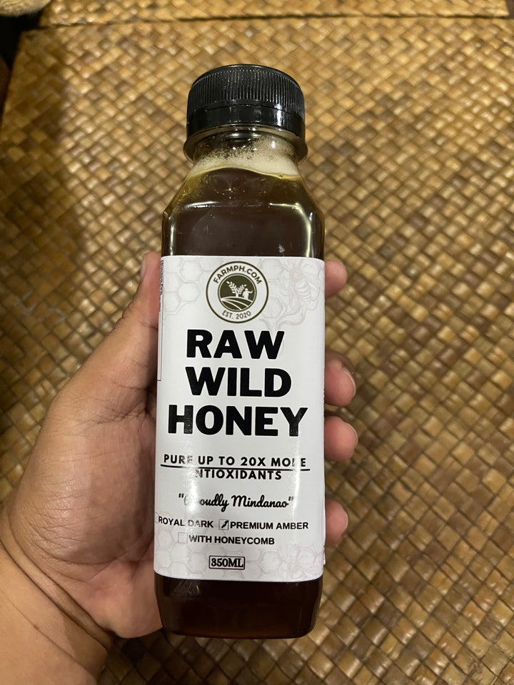 JULY FLASH PROMO - Antioxidant Premium Pure Raw Wild DARK Honey - FREE SHIPPING