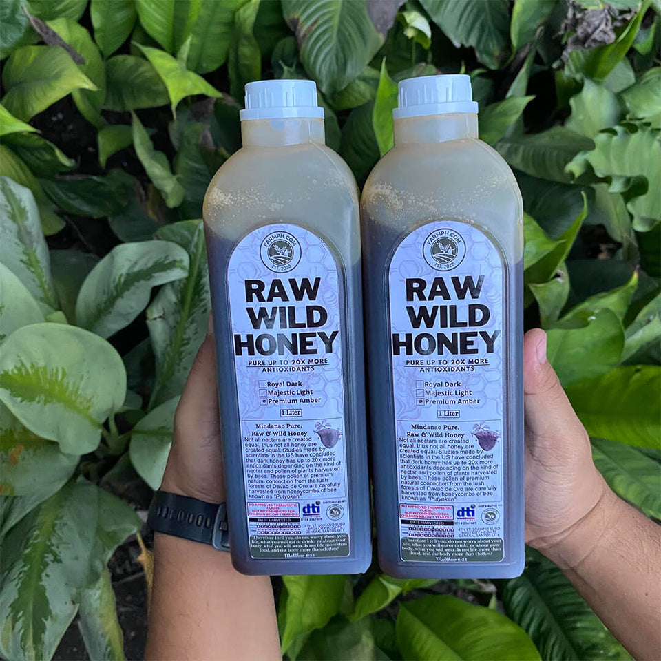 JULY FLASH PROMO - Antioxidant Premium Pure Raw Wild DARK Honey - FREE SHIPPING