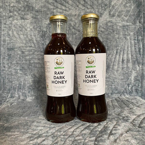 JULY FLASH PROMO - Antioxidant Premium Pure Raw Wild DARK Honey - FREE SHIPPING