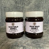 JULY FLASH PROMO - Antioxidant Premium Pure Raw Wild DARK Honey - FREE SHIPPING