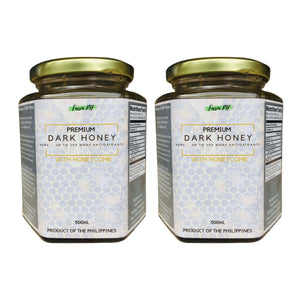 JULY FLASH PROMO - Antioxidant Premium Pure Raw Wild DARK Honey - FREE SHIPPING