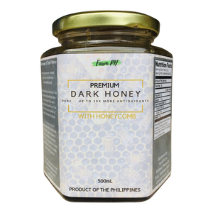 JULY FLASH PROMO - Antioxidant Premium Pure Raw Wild DARK Honey - FREE SHIPPING