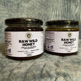 JULY FLASH PROMO - Antioxidant Premium Pure Raw Wild DARK Honey - FREE SHIPPING