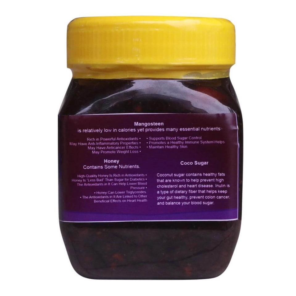 SEASONAL PROMO: Mangosteen Jam with Honey and Coco Sugar (NO SUGAR ADDED) + FREE SHIPPING
